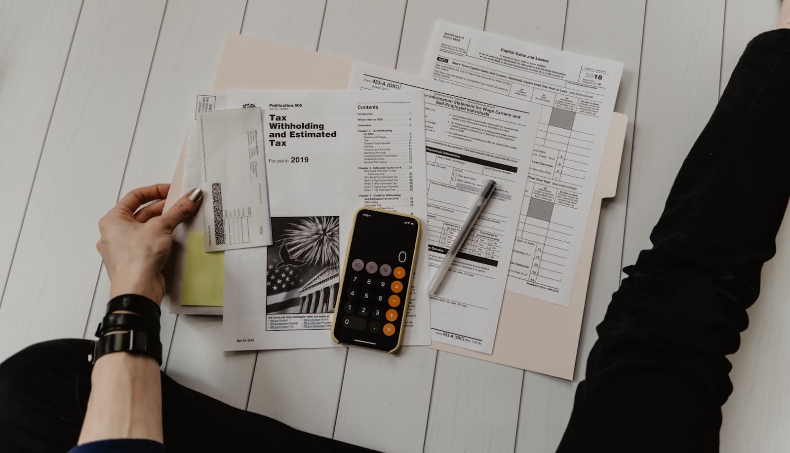 GST, ITR and banking papers for an MSME file