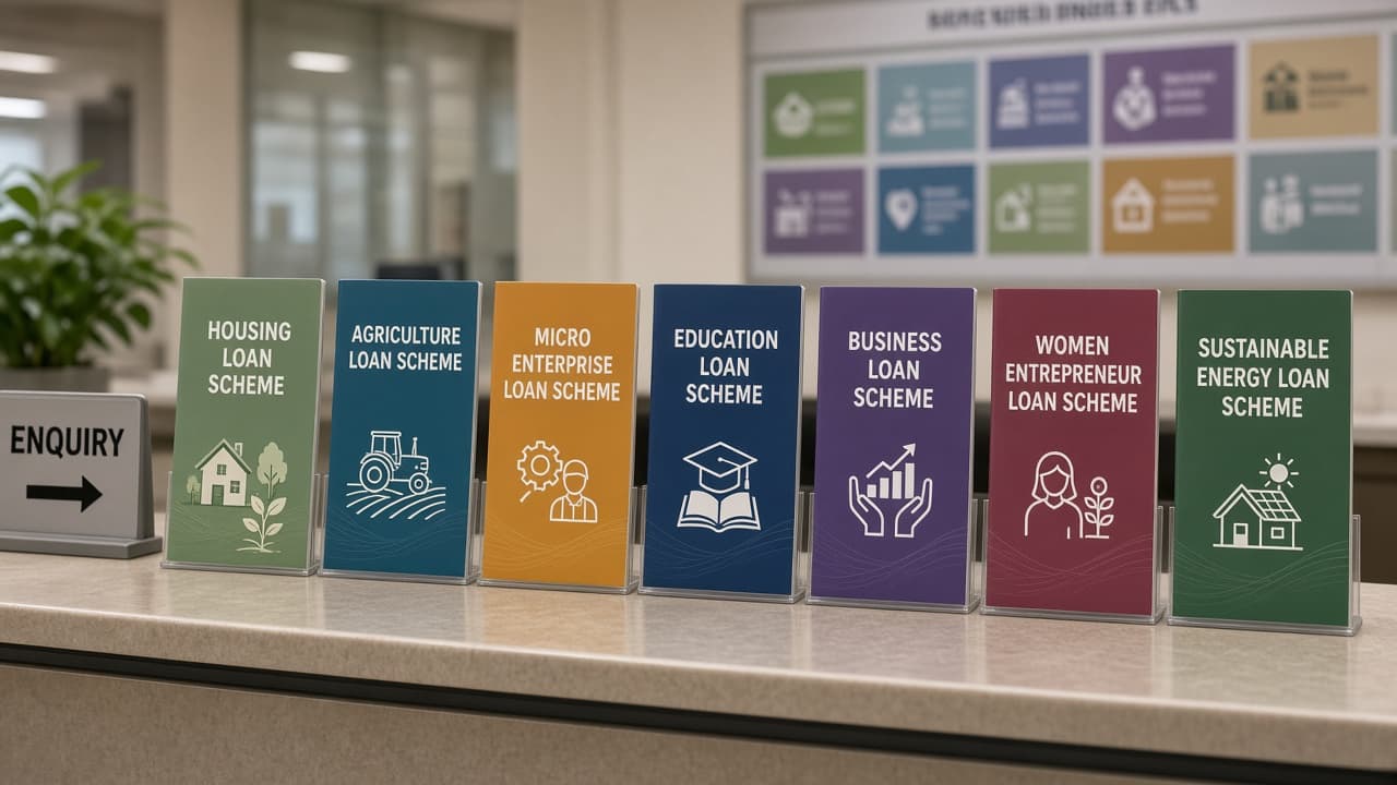 Official scheme folders for government loans to small businesses