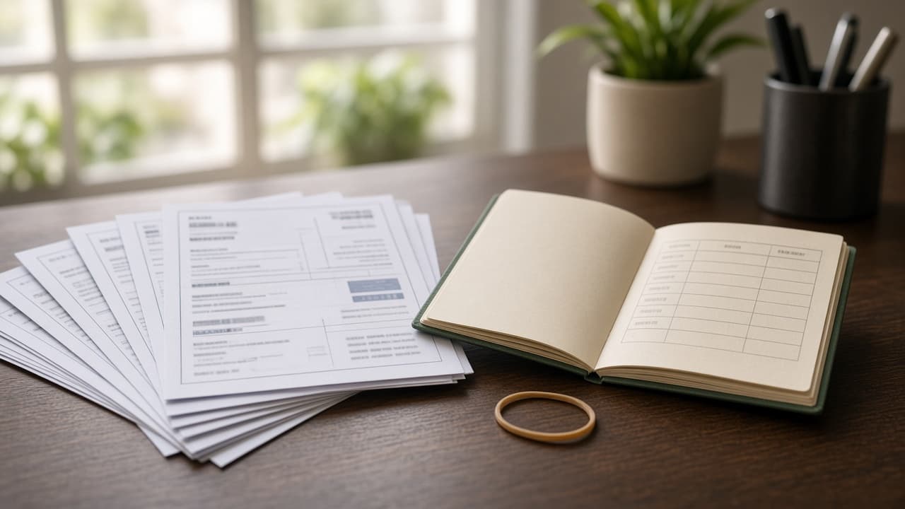 GST invoices and a passbook read together on a credit file