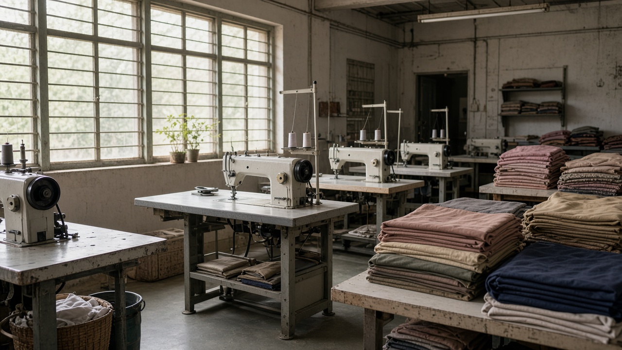 Sewing unit for a women-led MSME loan conversation